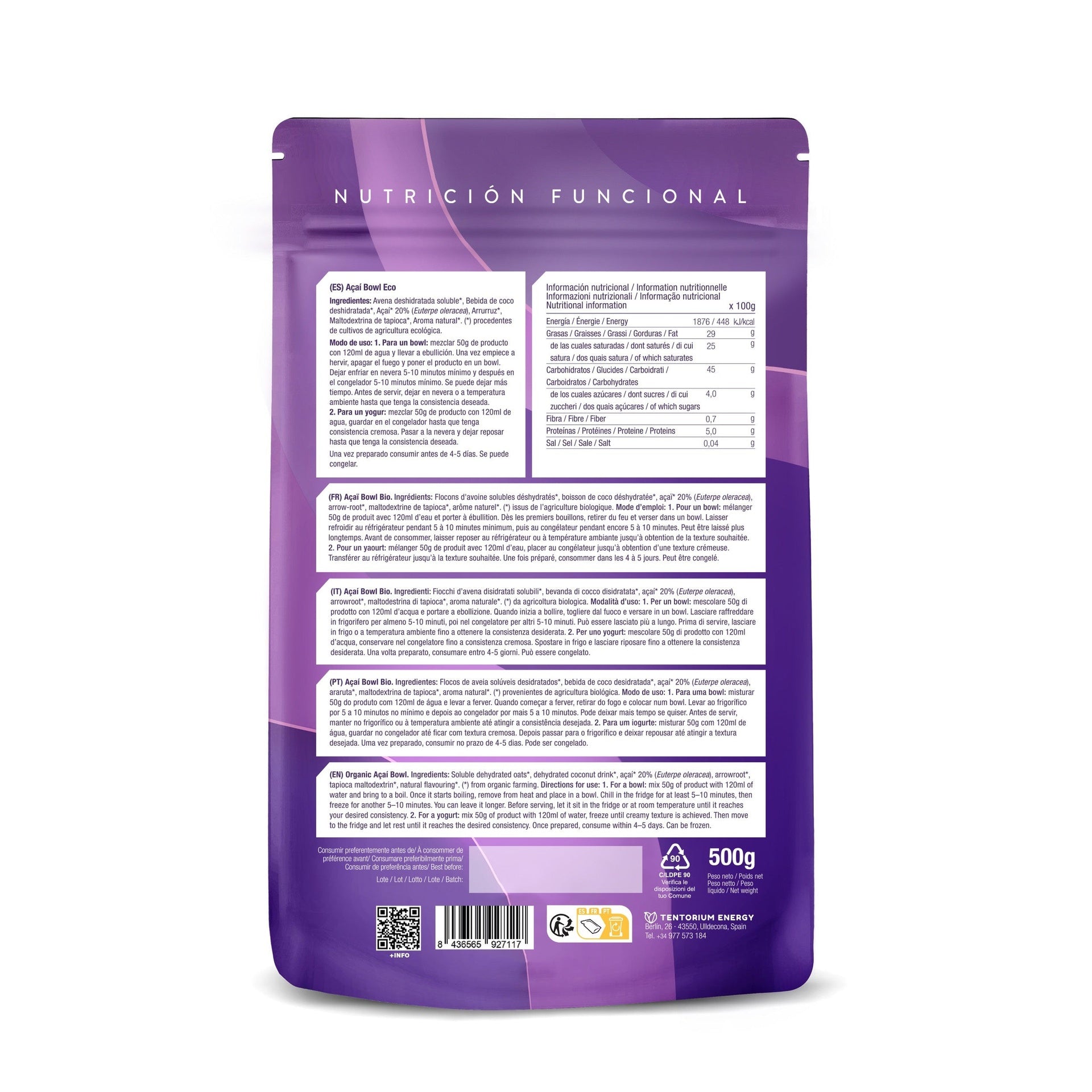 Açai Bowl ECO Energy Feelings 500 g