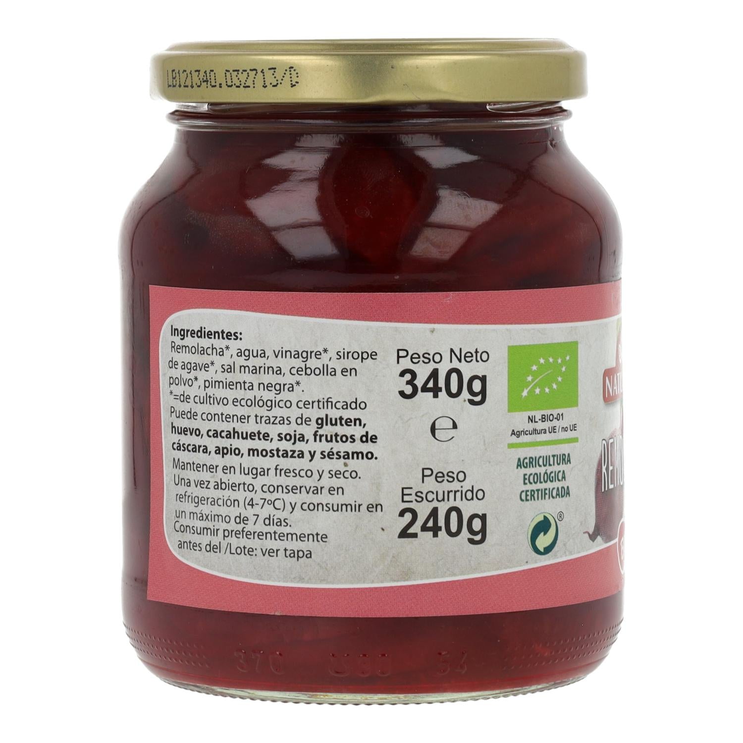 Remolacha,  340g. Natursoy