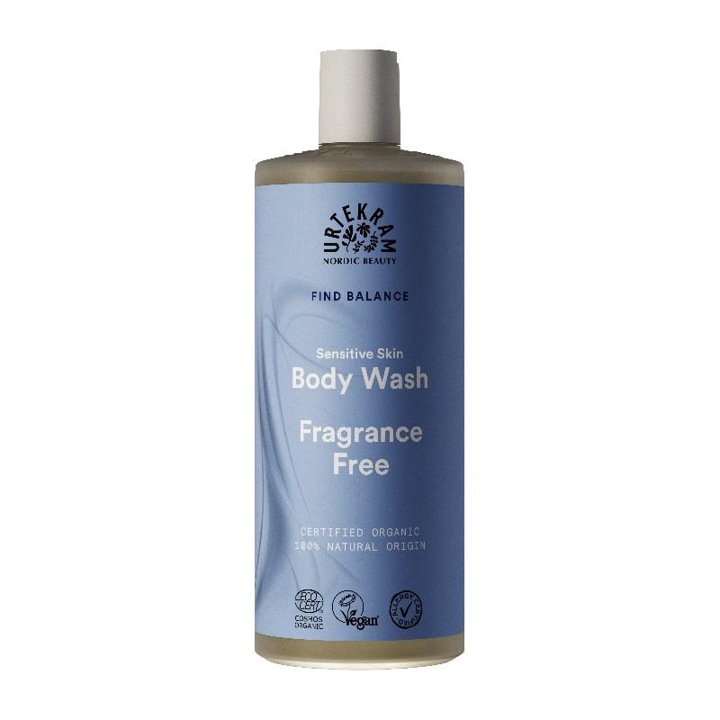 Pack 2x Gel de baño sin fragancia Urtekram