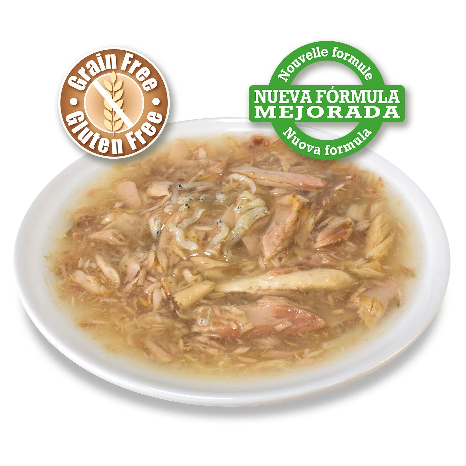 Atún blanco y espadín en salsa Arquivet 80 g Comida húmeda para gatos
