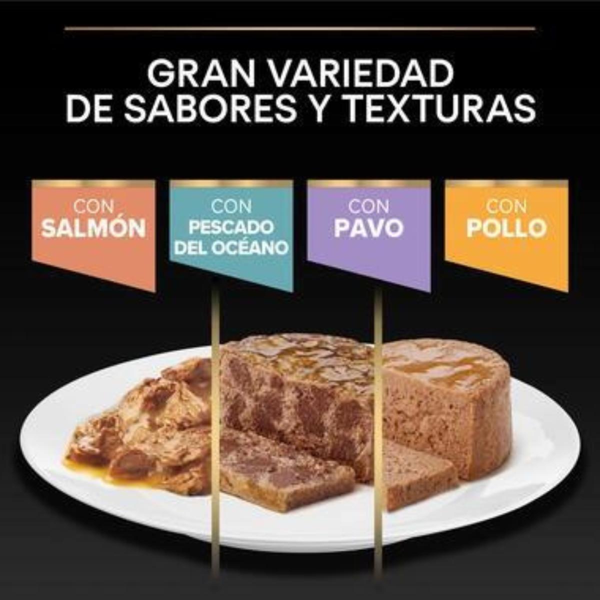 Pro Plan Gato Adulto Sterilised Maintenance Terrina con atún y salmón Purina lata 12 x 85 g