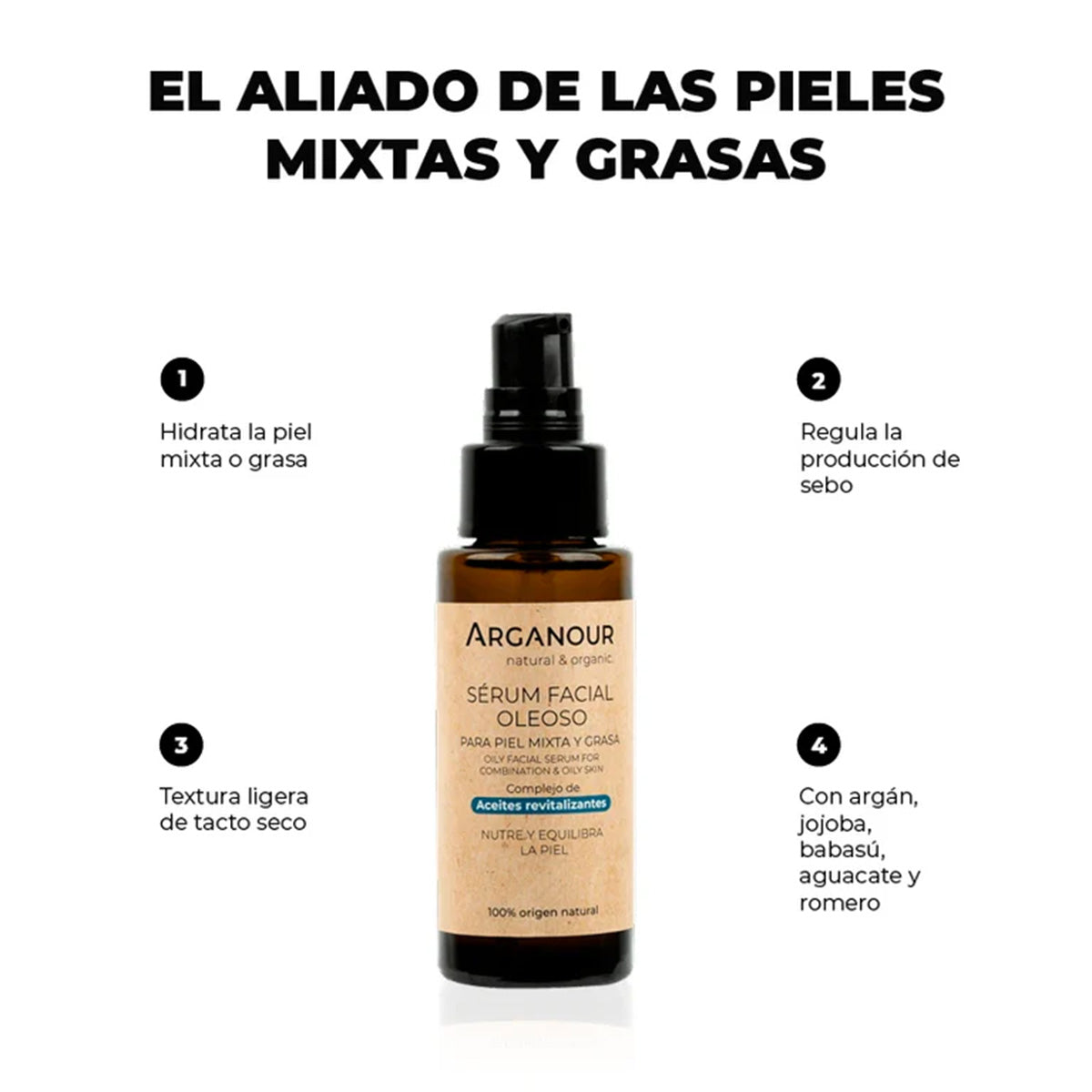 Serum 12 facial Graso Arganour 50ml