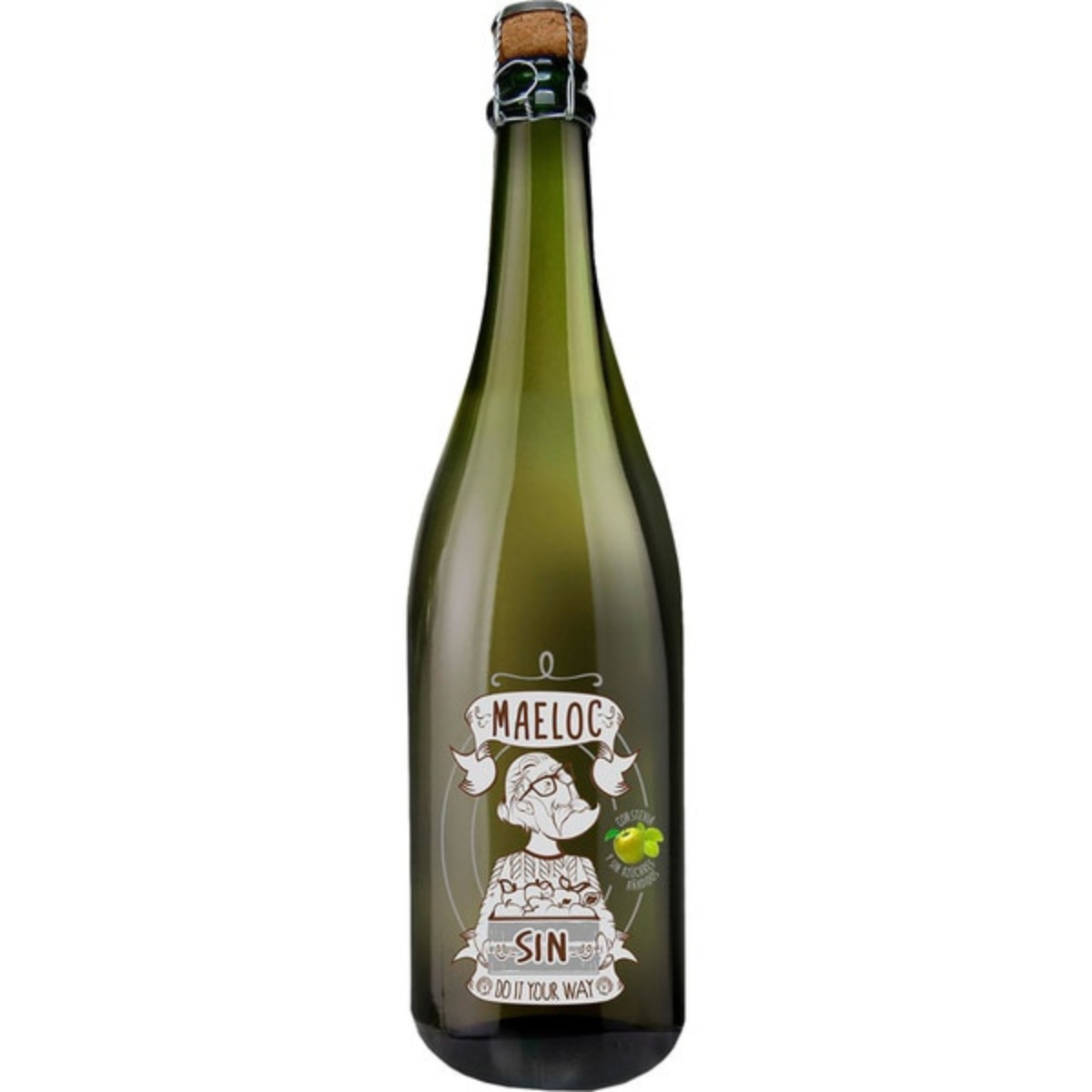 Sidra natural Bio Sin Alcohol Maeloc 750 ml