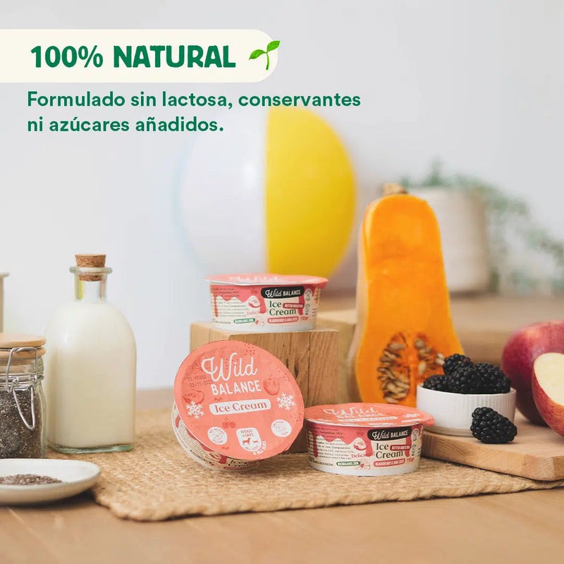 Yogur Helado de Mora con Prebióticos Naturales Wild Balance 110 g