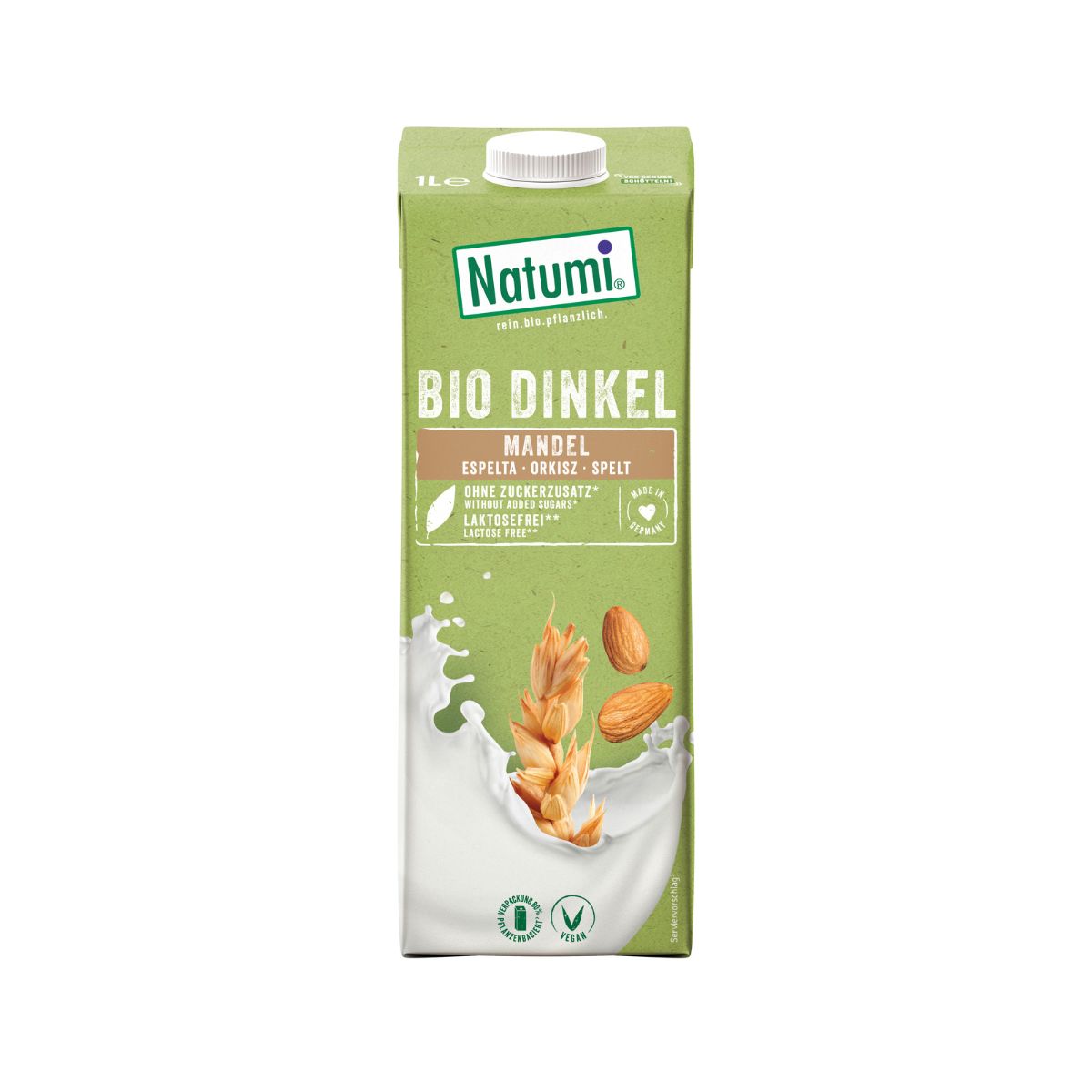 Bebida de Espelta y Almendras Bio Natumi 1 L