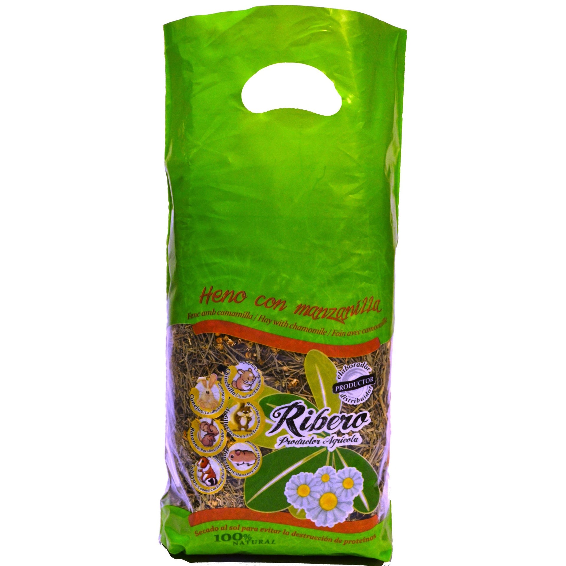 Heno de Festuca con manzanilla 500 g Ribero