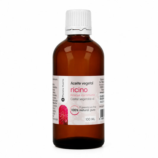 Olio di ricino biologico spremuto a freddo Planeta Huerto 100 ml