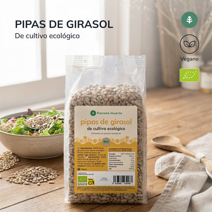 Pipas peladas de Girasol ECO Planeta Huerto 2,5 kg
