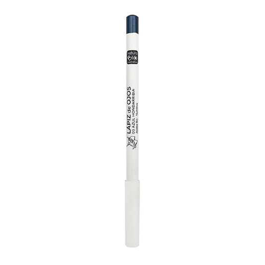 Lapiz Ojos 03 Azul Hondarribia Naturabio Con Aceite de Jojoba BIO, NaturaBio Cosmetics, 4 g