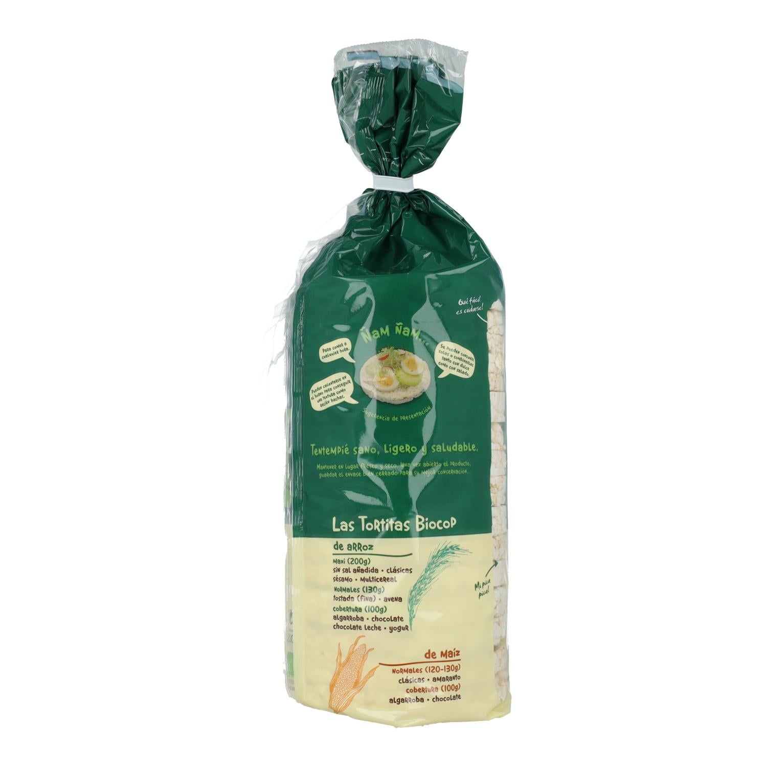 Tortitas de Arroz sin sal Biocop 200 g