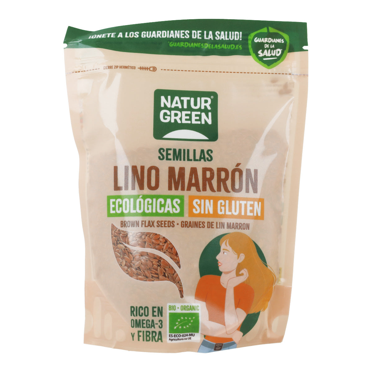 Semi di lino marroni biologici NaturGreen 225 g