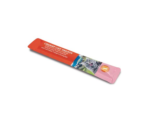Creamy Cat Treats Snack cremoso de Pollo y Cangrejo Arquivet 5x14 g