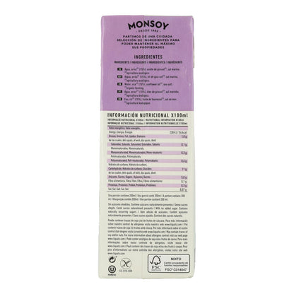 Pack 6 uds Bebida Arroz bio Monsoy 1L