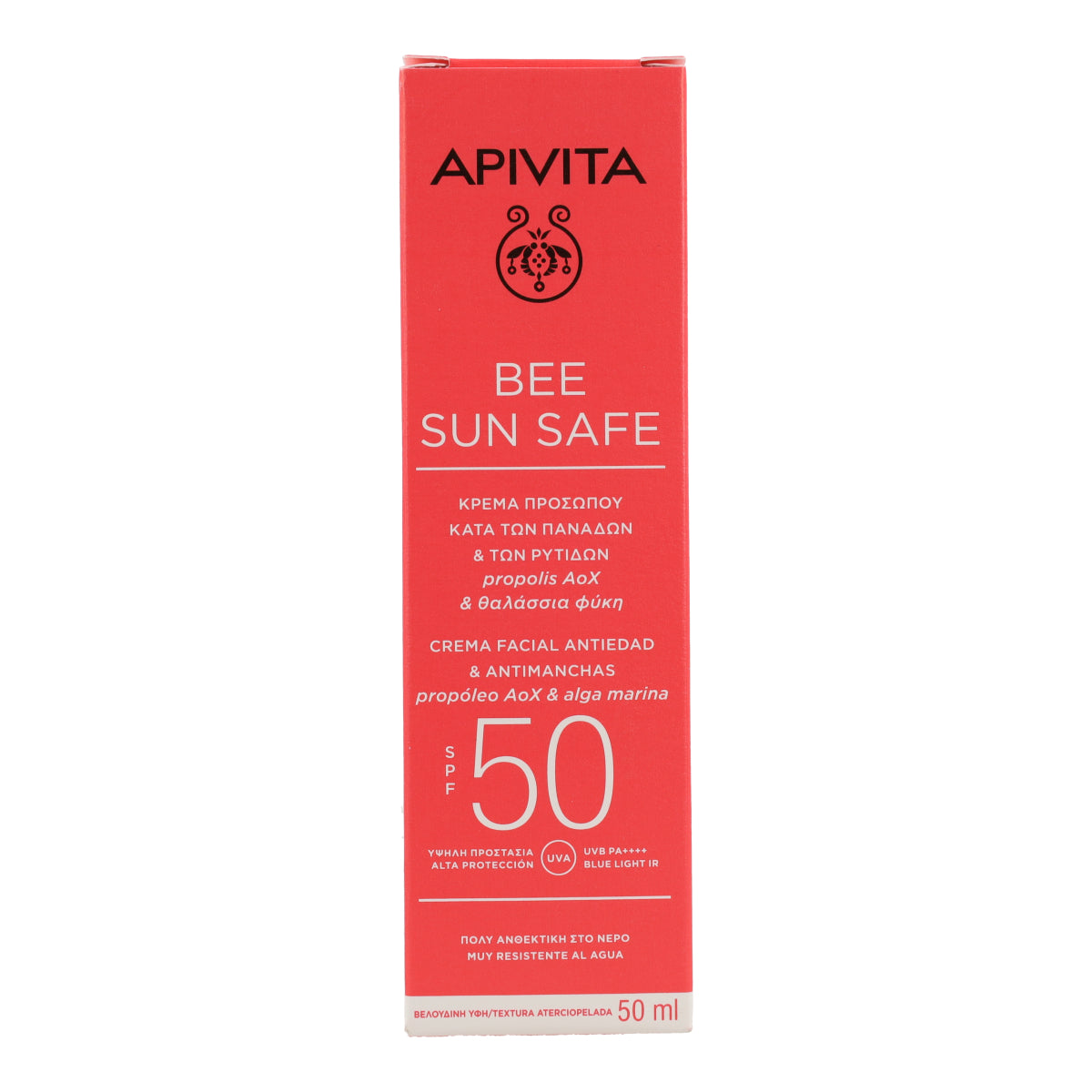 Crema solare anti-macchie SPF50 Apivita 50 ml