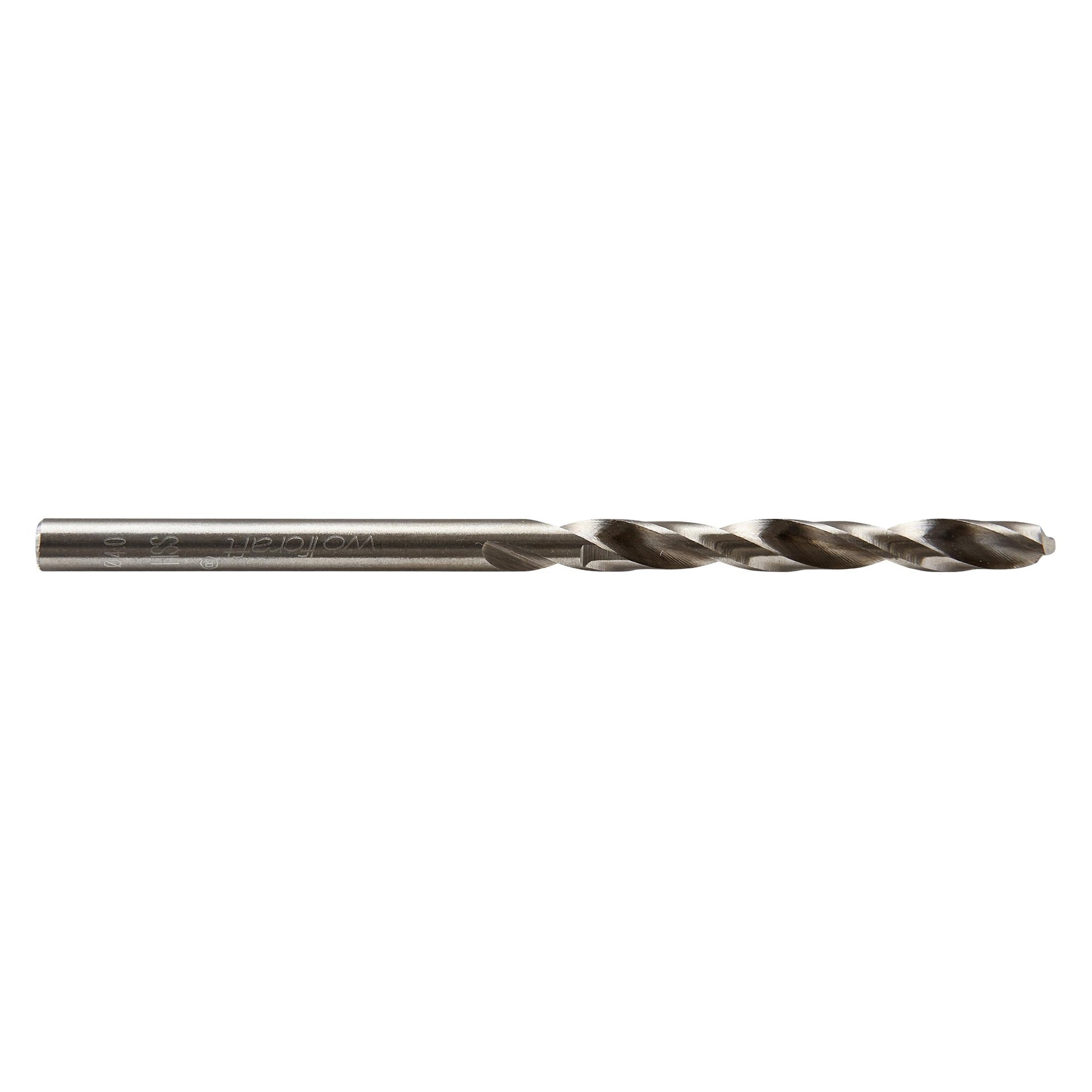 Brocas espirales HSS rectificadas con vástago redondo para metal Wolfcraft Ø 6,0 mm