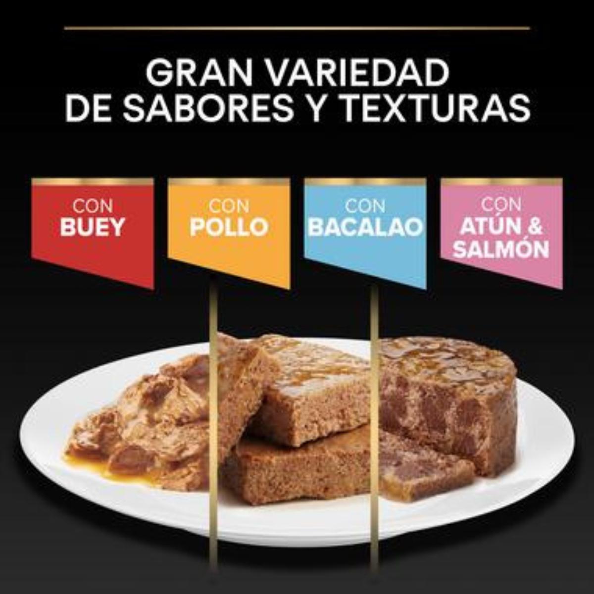Pro Plan Gato Adulto Sterilised  Maintenance  con pollo y buey en salsa Purina Sobre 10 x 85 g