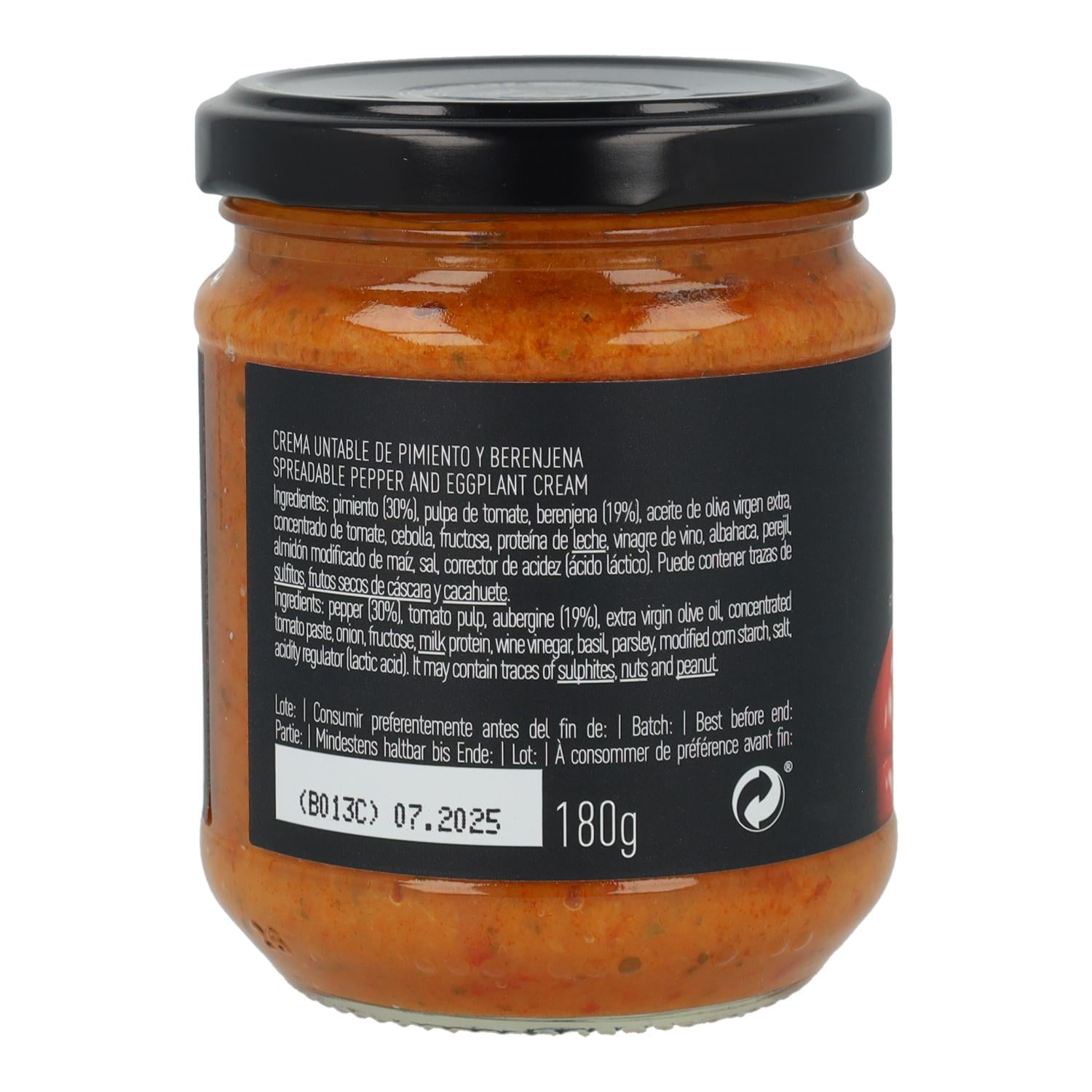 Crema de Pimientos y Berenjenas La Chinata 180 gr