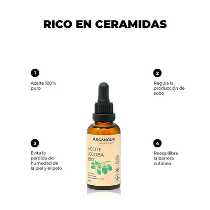 Aceite de jojoba 100% BIO Arganour 50ml