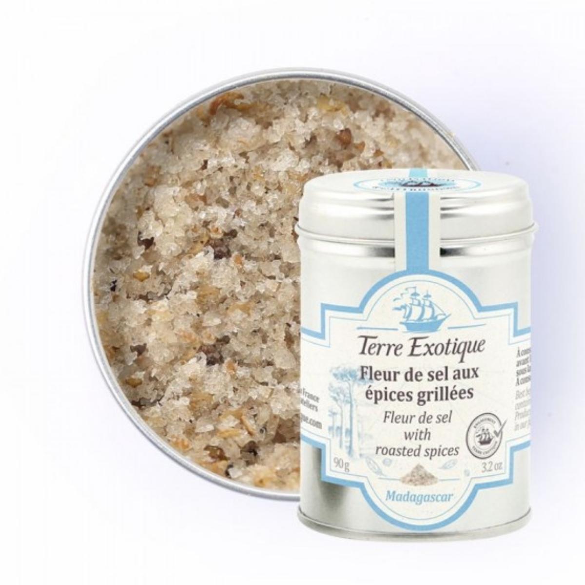 Flor de sal aromatizada con especias tostadas Terre Exotíque 90g