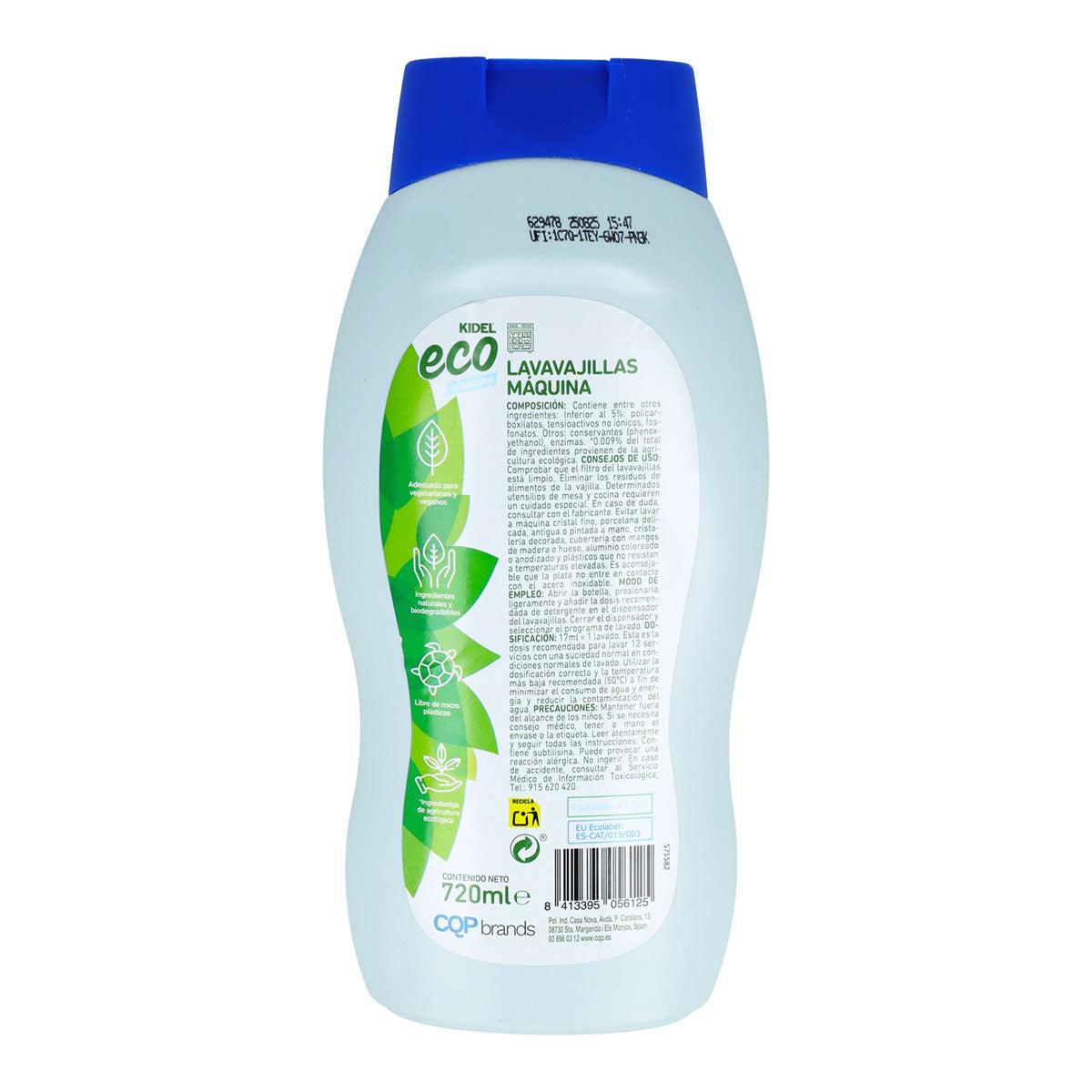 Detergente per lavastoviglie Eco Mimidu Kidel 720 ml