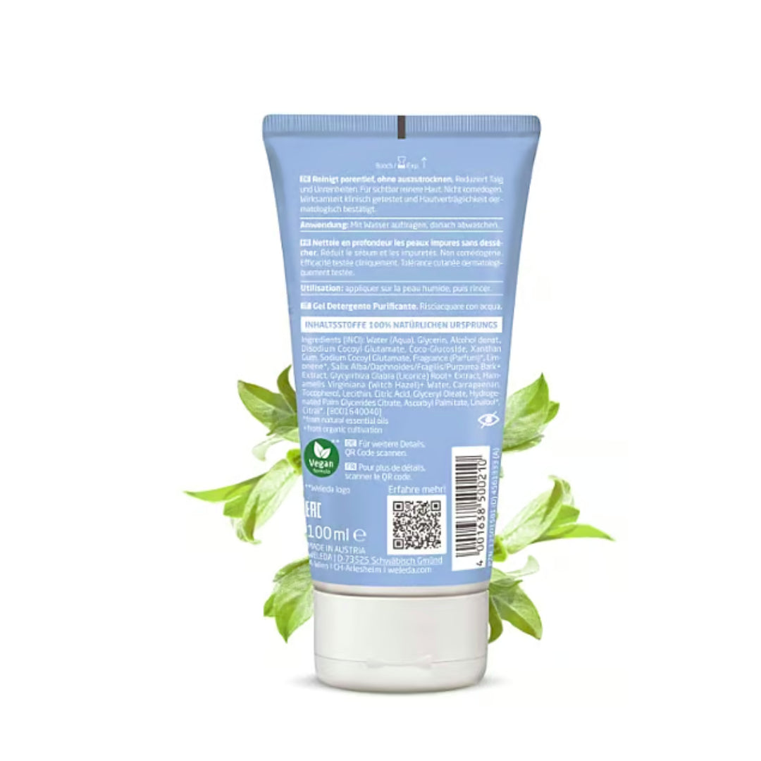 Gel Limpiador Purificante Naturally Clear Weleda 100 ml