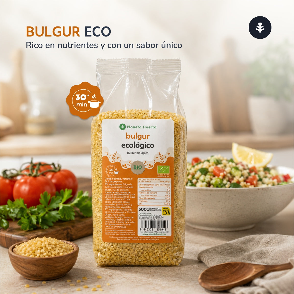 Bulgur grossolano ECO Planeta Huerto 500 g