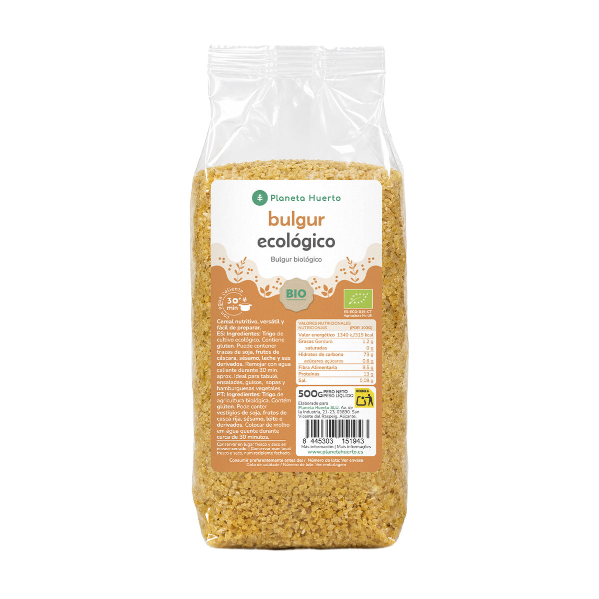 Bulgur grossolano ECO Planeta Huerto 500 g