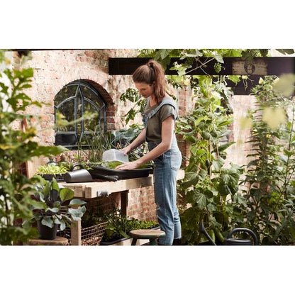 Plato bandeja de cultivo Green basics Elho Antracita M