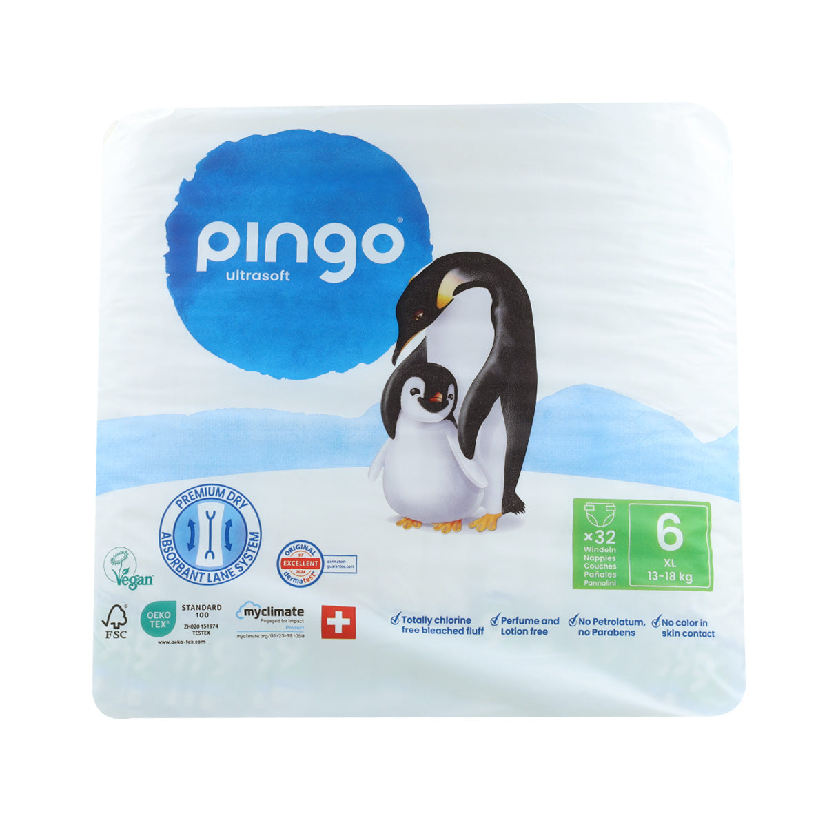 Pannolini T6 XL (15-30 kg) Pingo 32 pezzi