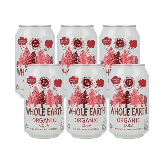 Pack x6 Refresco BIO cola Whole Earth 330ml