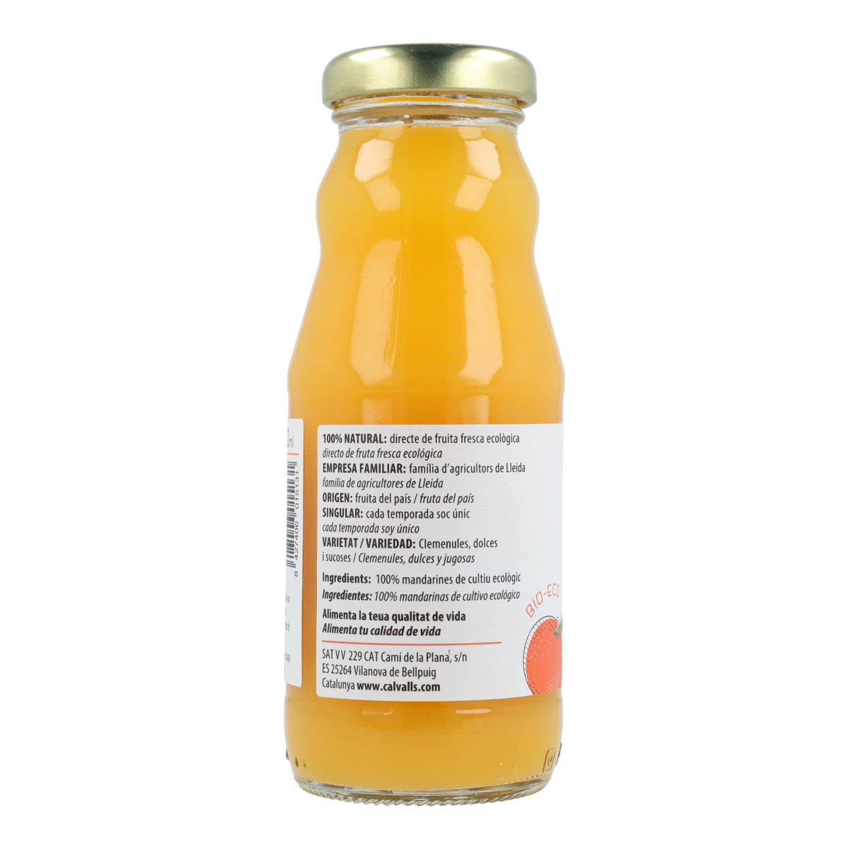 Succo di mandarino ECO Cal Valls 200 ml