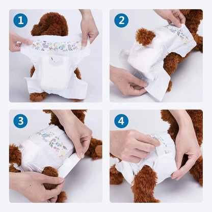 Pañales para perro Hembra M Nobleza 12 ud