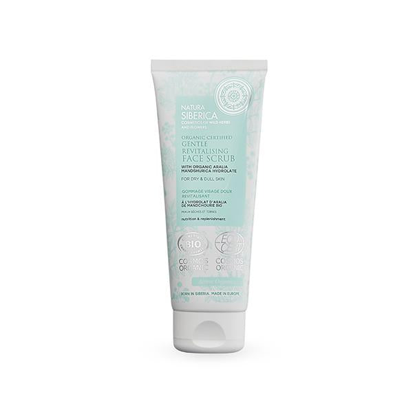 Suave Exfoliante Facial Revitalizante para Piel Seca y Apagada Certificado Orgánico Natura Siberica 100 ml