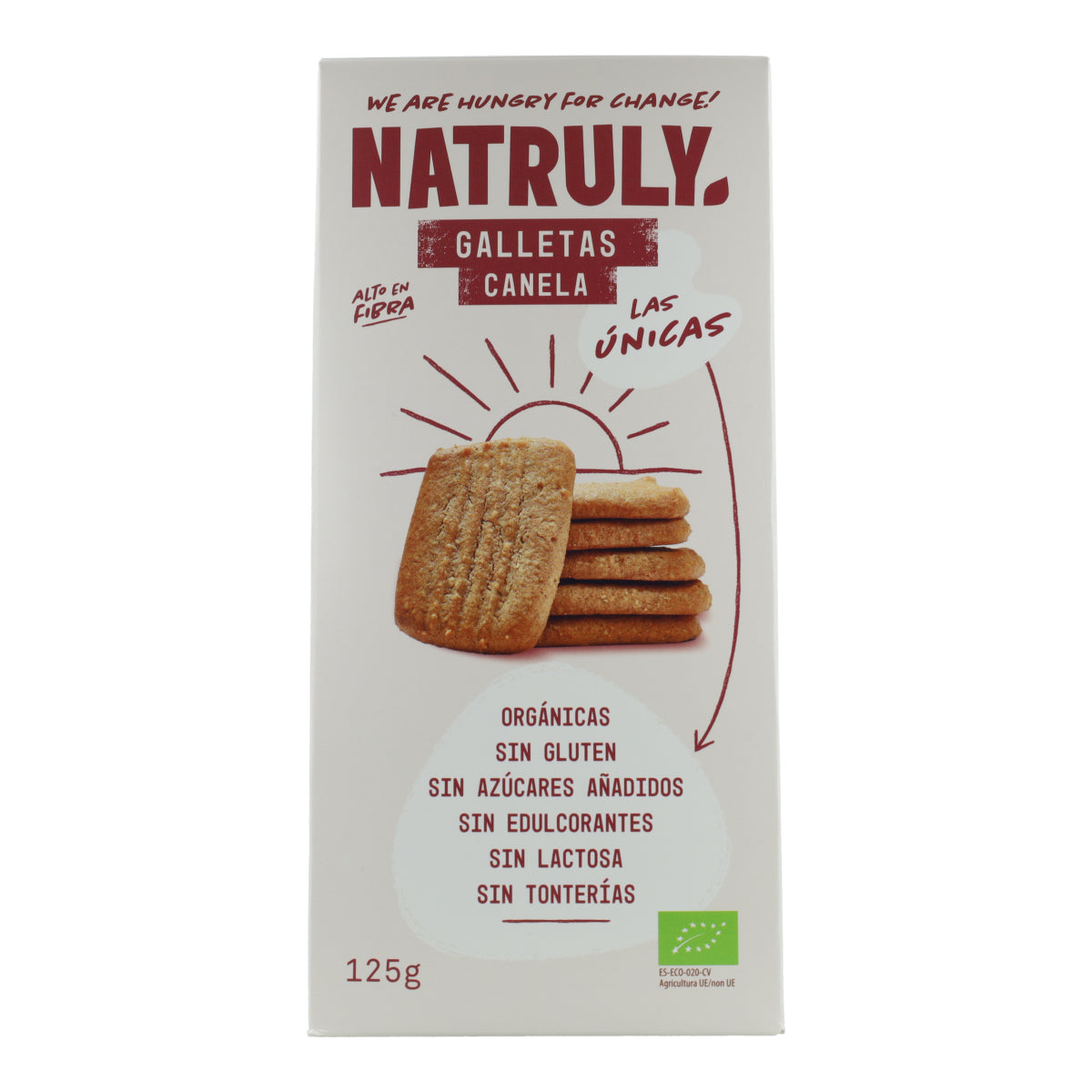 Biscotti biologici al gusto di cannella Natruly 125 g