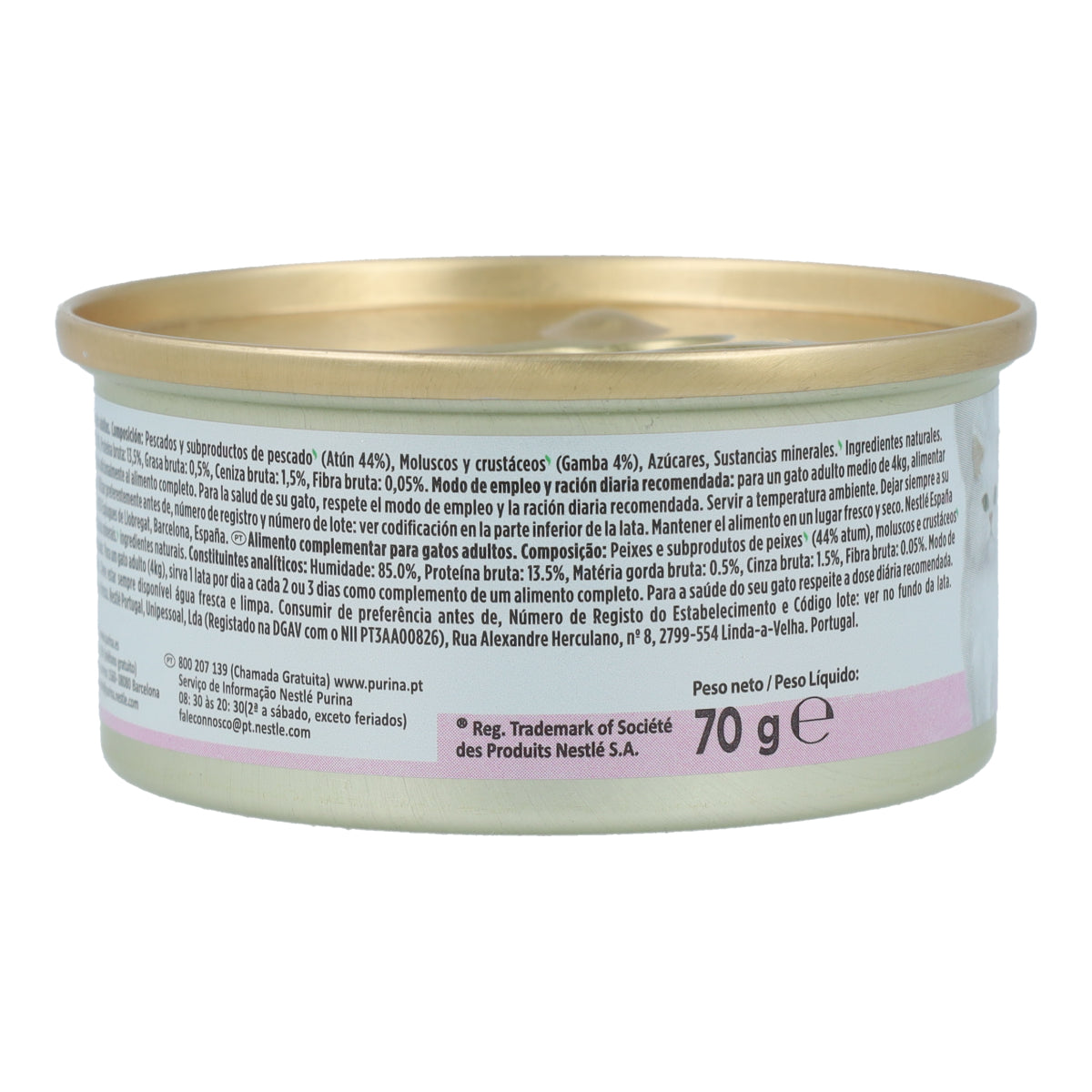 GOURMET Nature's Creations Ricco in filetti di tonno con gamberetti in gelatina 70 g