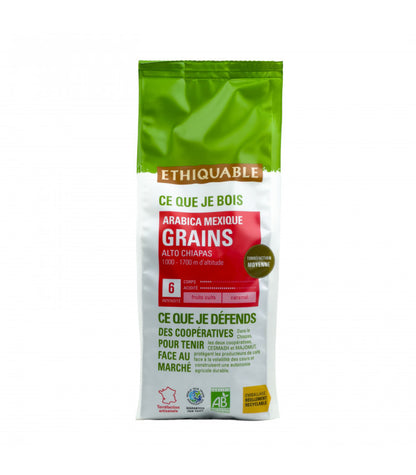 Caffè Premium in grani Congo 100% Arabica di alta qualità BIO 500 g