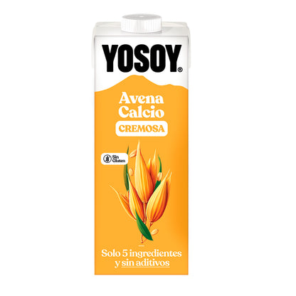 Pack 6 ud Bebida de Avena con Calcio sin gluten YOSOY 1L