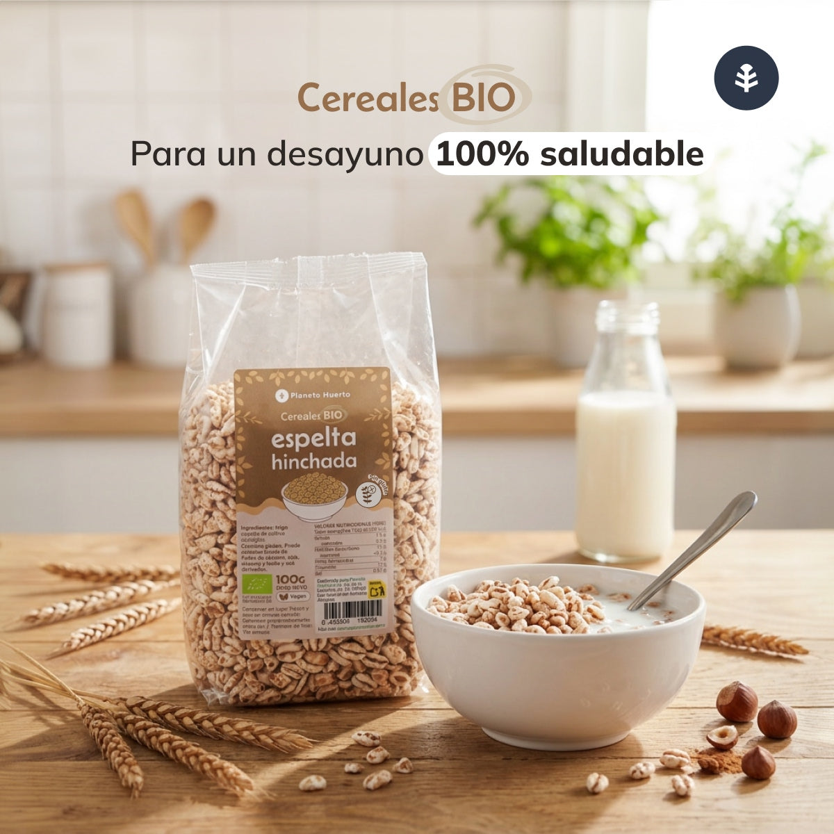 Farro soffiato ECO Planeta Huerto 100 g