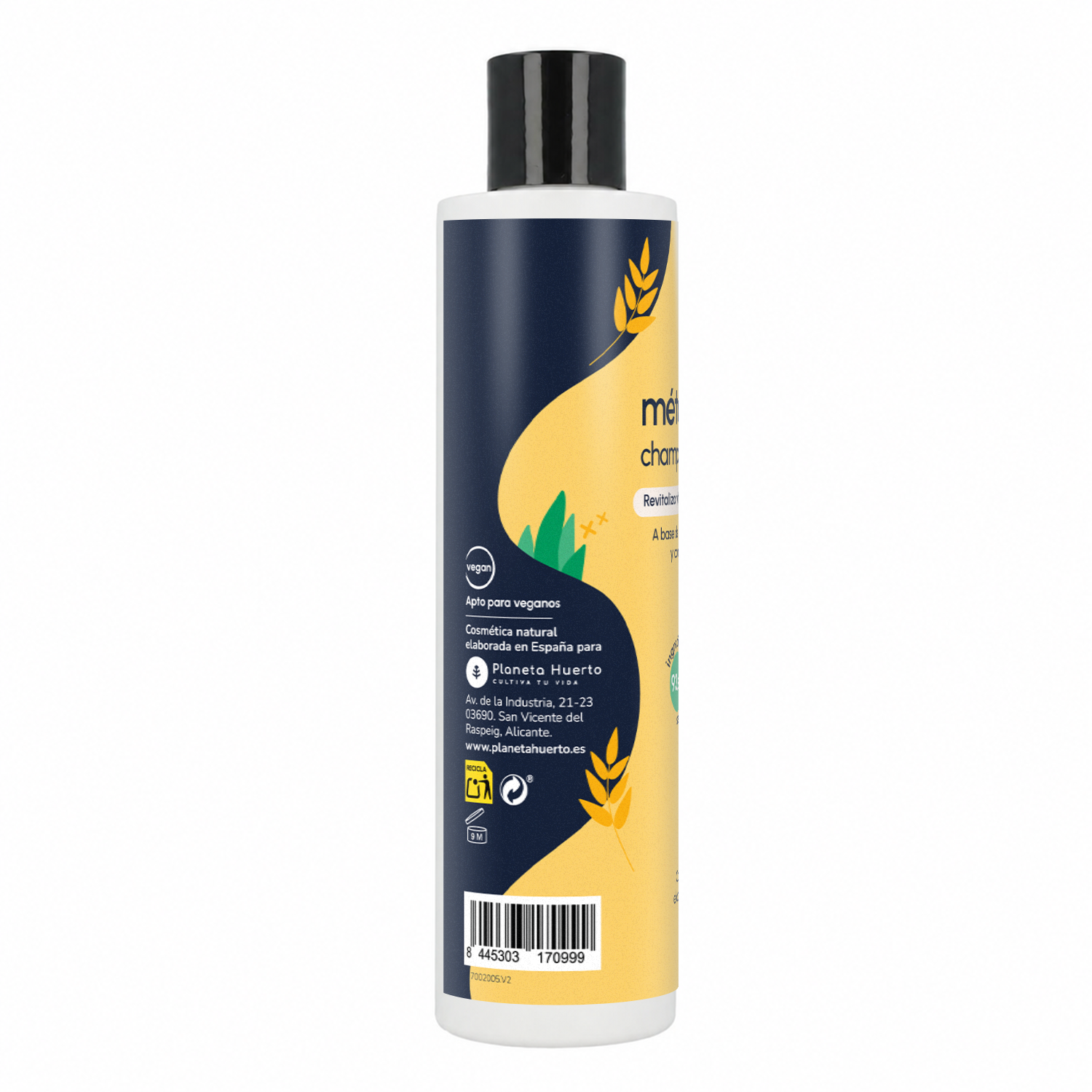 Shampoo alle proteine idrolizzate per ricci Metodo Planet Orchard 250 ml