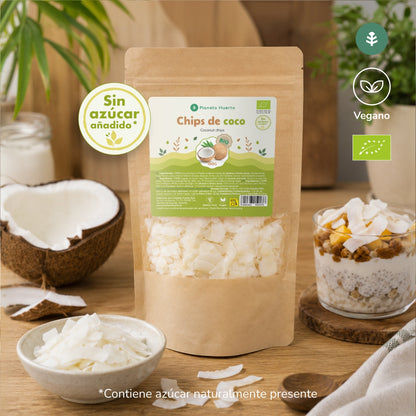 Scaglie di cocco non zuccherato ECO Planeta Huerto 150 g
