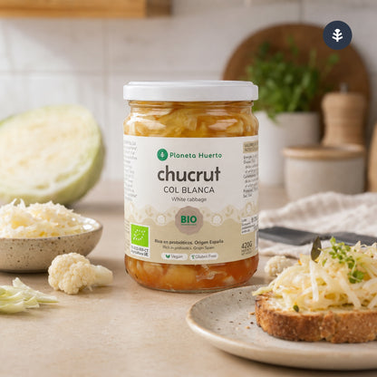 Crauti Cavolo Bianco ECO Planeta Huerto 420 g
