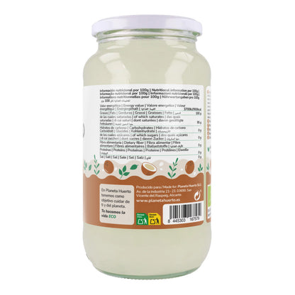 Olio di cocco vergine ECO Planeta Huerto 1L