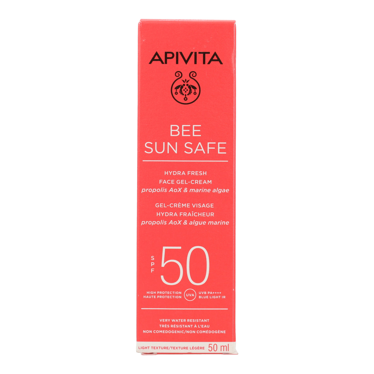 Gel crema solare Hydra Fresh SPF50 Apivita 50 ml