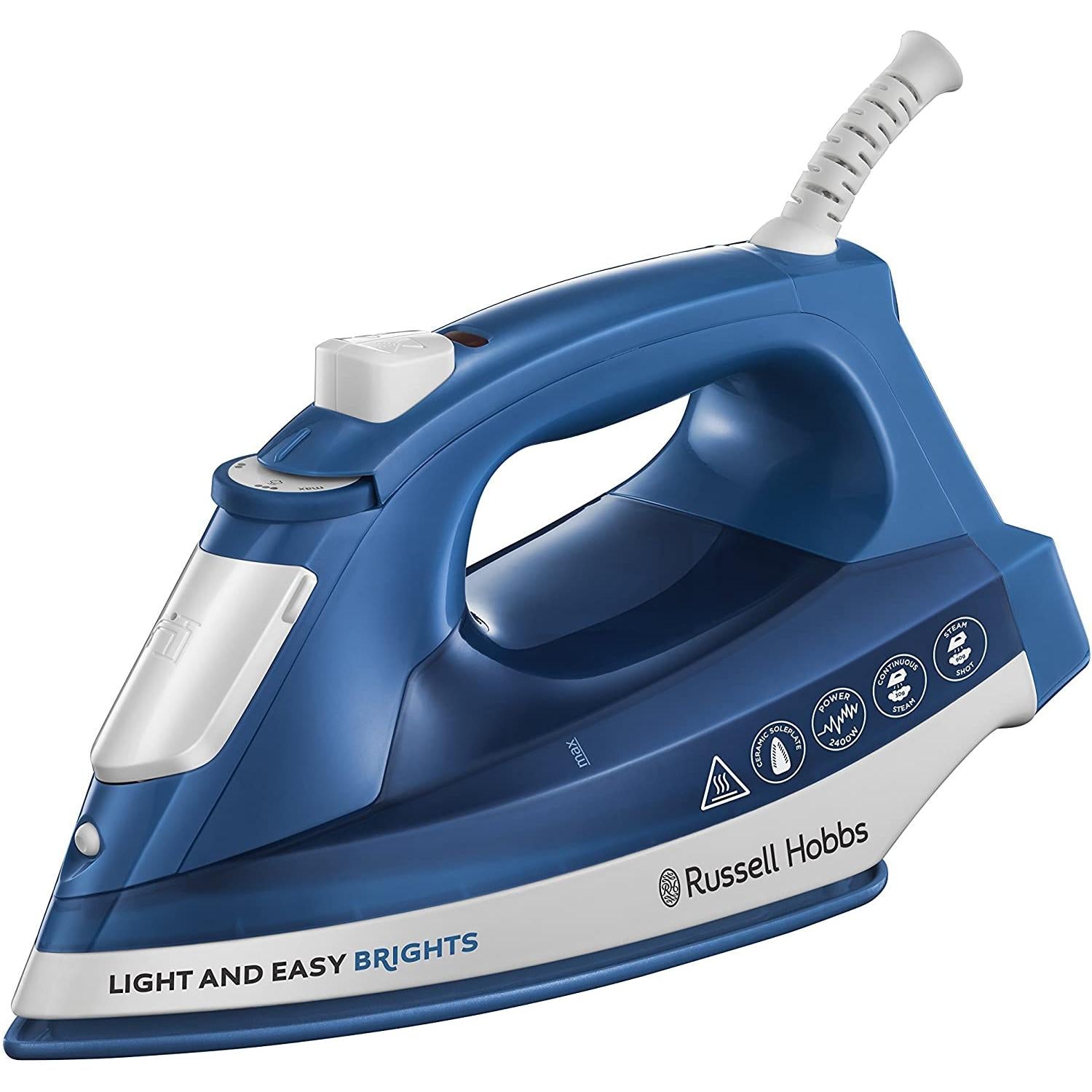 Plancha de vapor Light & Easy Brights Sapphire Russel Hobbs
