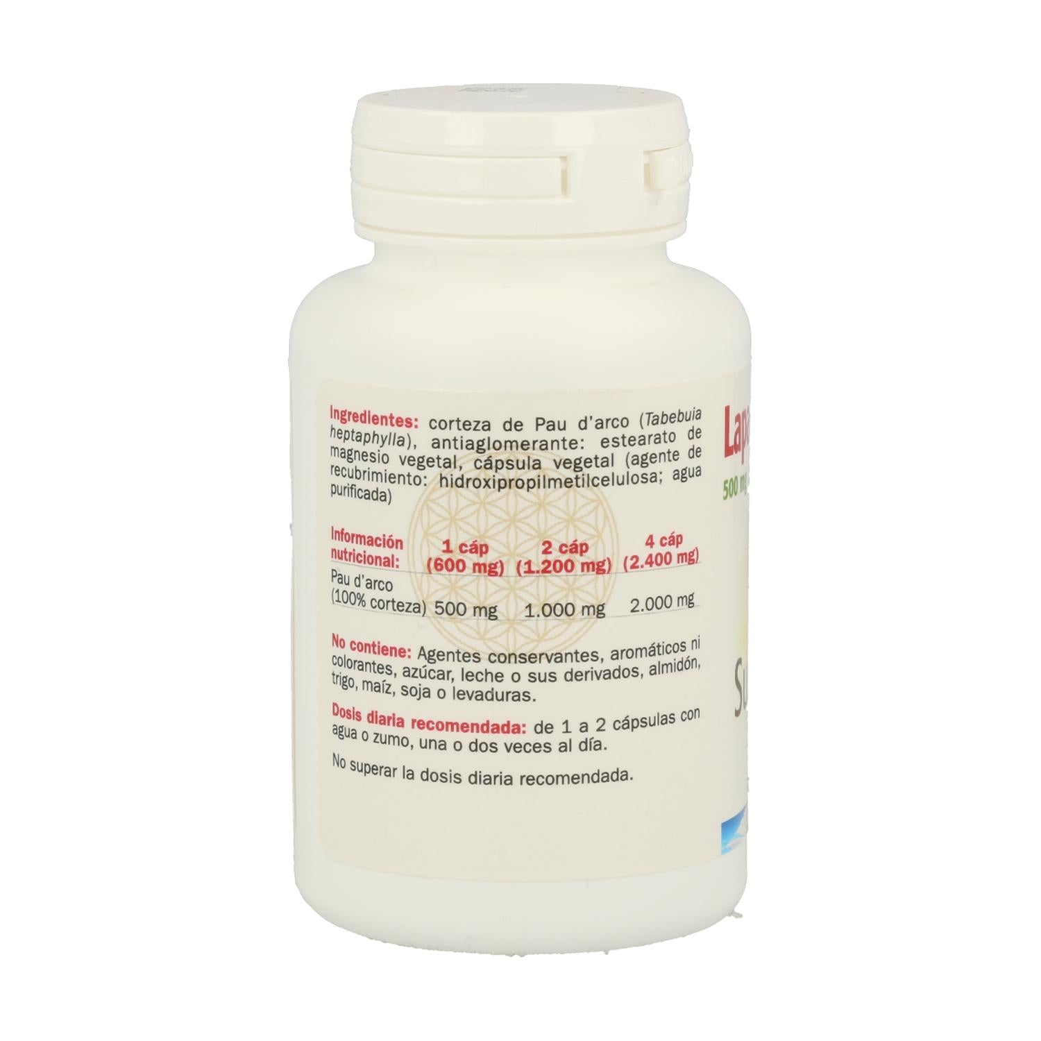 Lapacho Pau D'arco 500mg 100 Caps Sura Vitasan