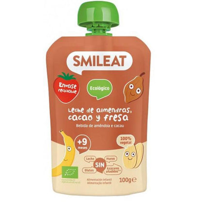 Pack 2x Pouch Almendra, Cacao y Fresa ECO Smileat, 100gr