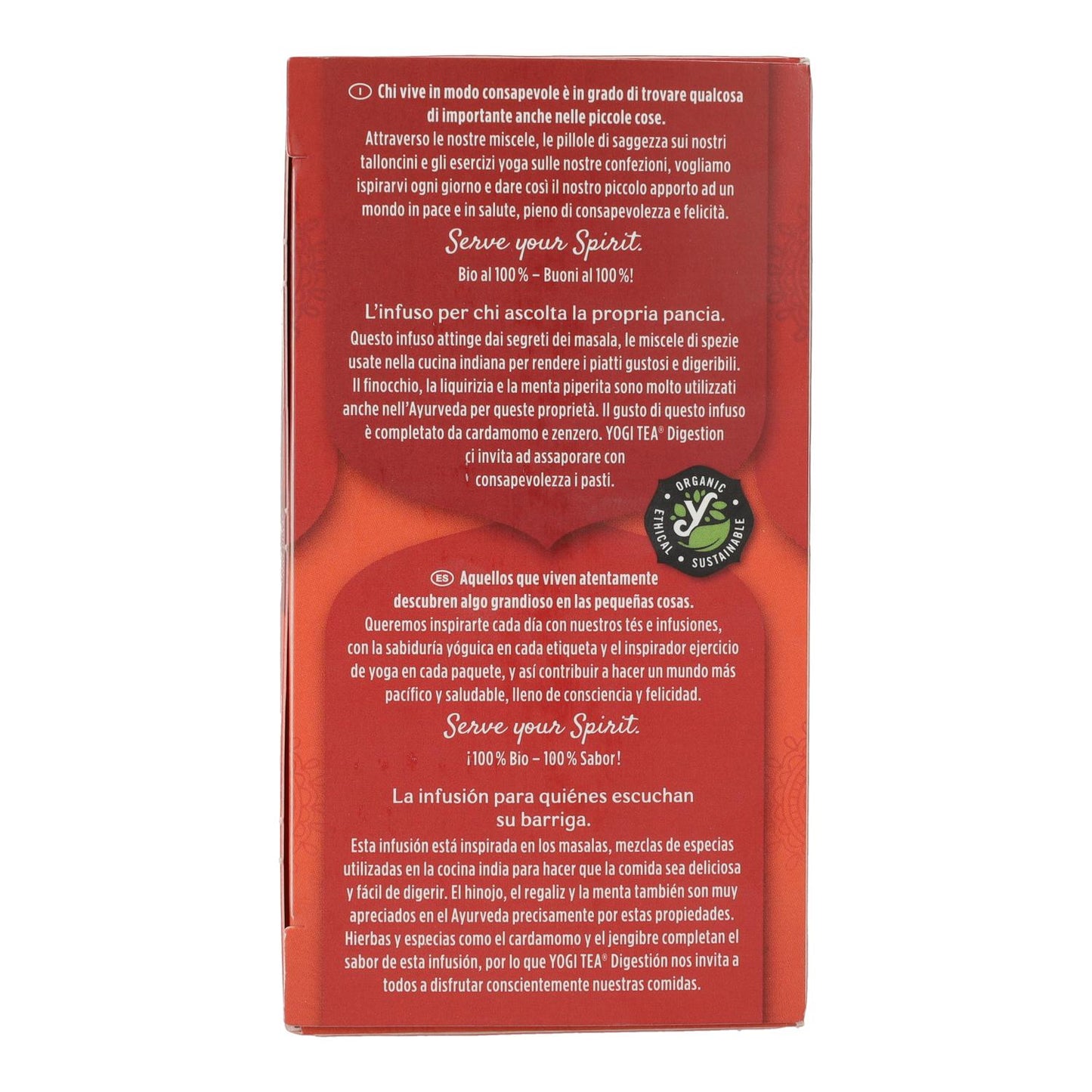 Yogi Tea BIO Digestión, 17 bolsitas