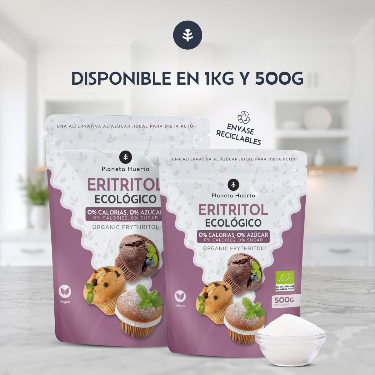 Eritritol ECO Planeta Huerto 1 kg