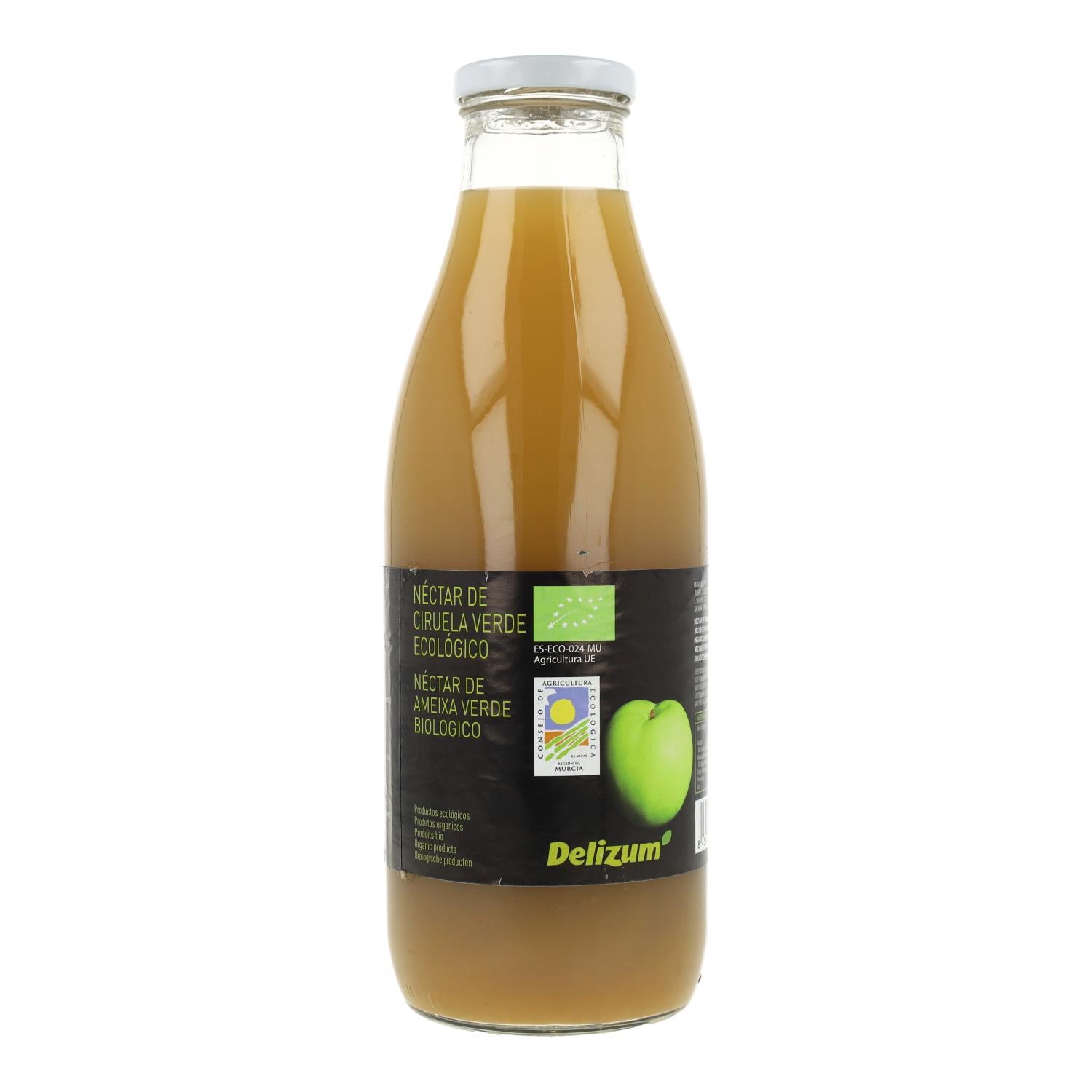 Néctar de Ciruela  Verde Ecológico  Bio Delizum 1L