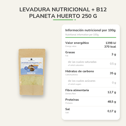 Información nutricional